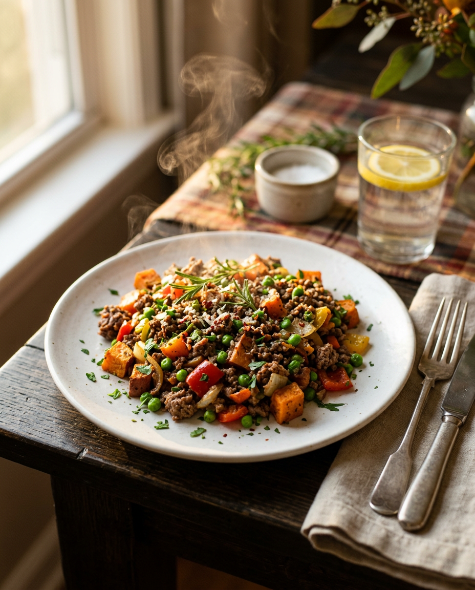 13 Healthy Ground Beef Dinner Recipes Your Family Will Love served on a plate ready to eat