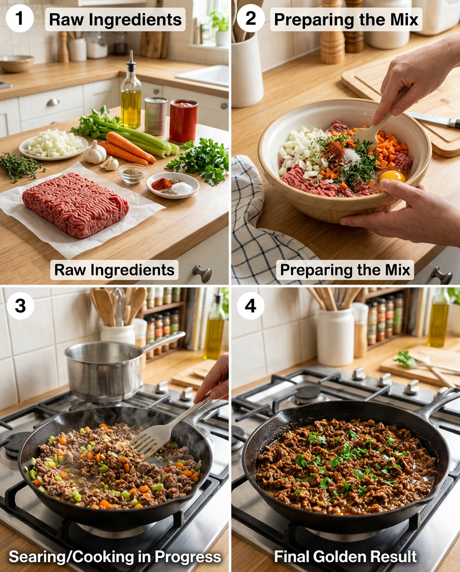 Step by step process for making 13 Healthy Ground Beef Dinner Recipes Your Family Will Love