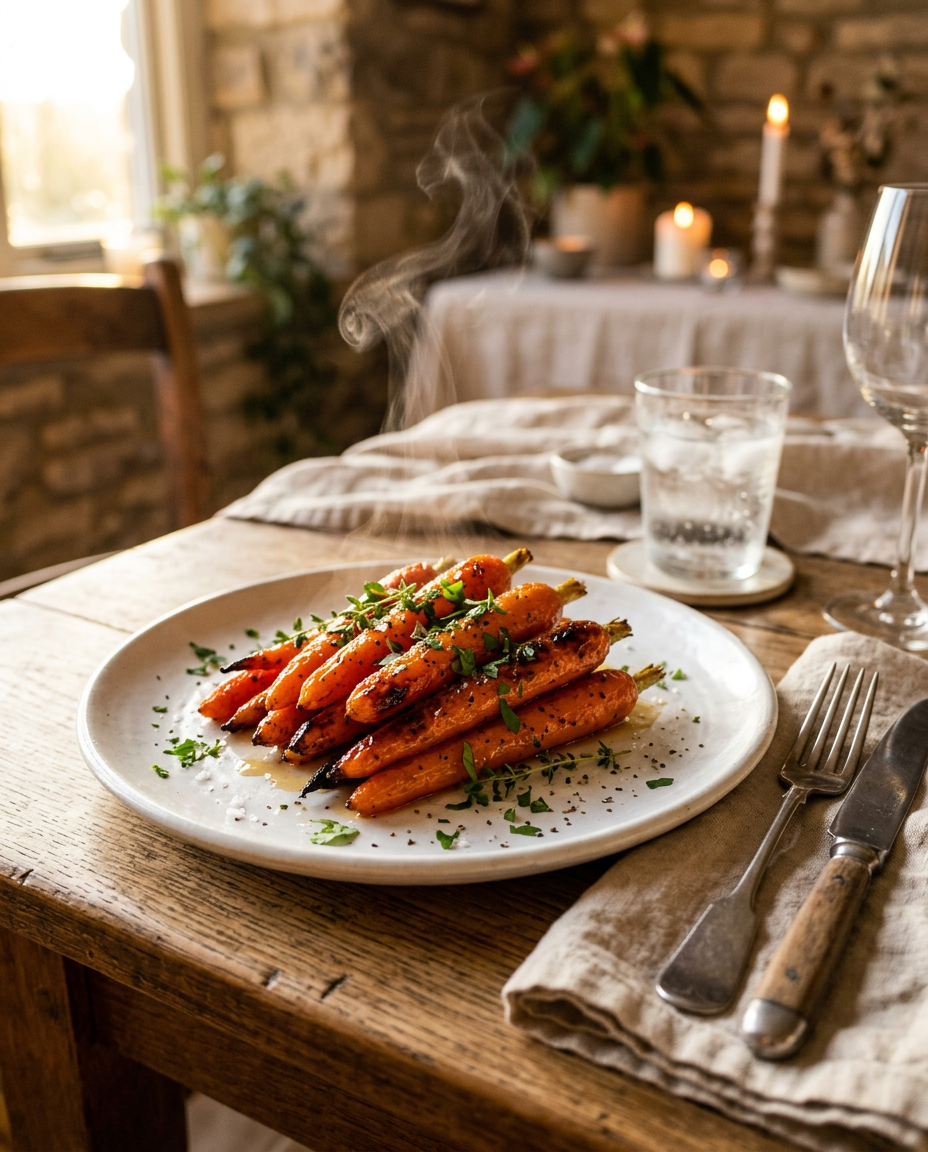 Perfect Honey Glazed Carrots Recipe served on a plate ready to eat