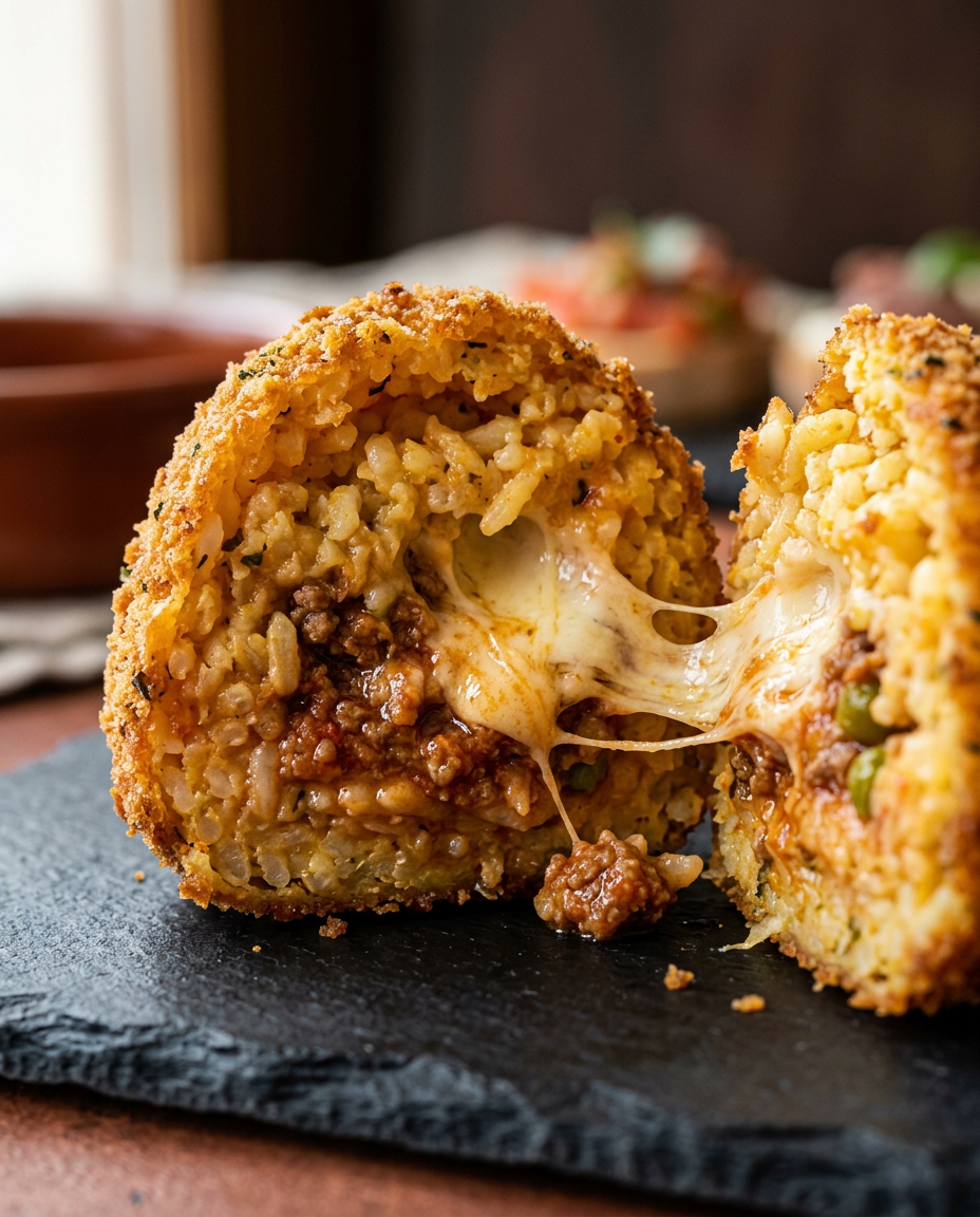 Close-up showing the texture and inside of Best Italian Appetizers Recipe Collection - 25 Easy Party Foods