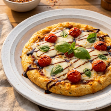 Canned Chicken Pizza Crust Recipe hero food photography